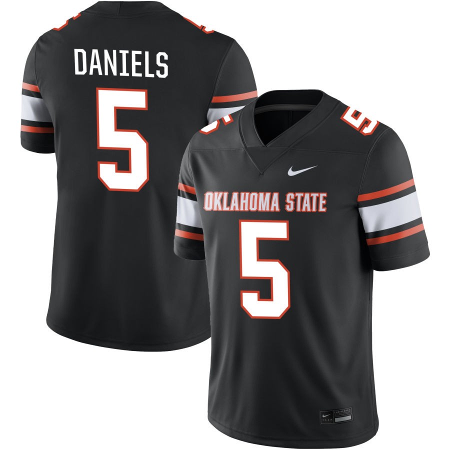 Kendal Daniels Men's Nike  Black Oklahoma State Cowboys  Alternate NIL Pick-A-Player Game Jersey