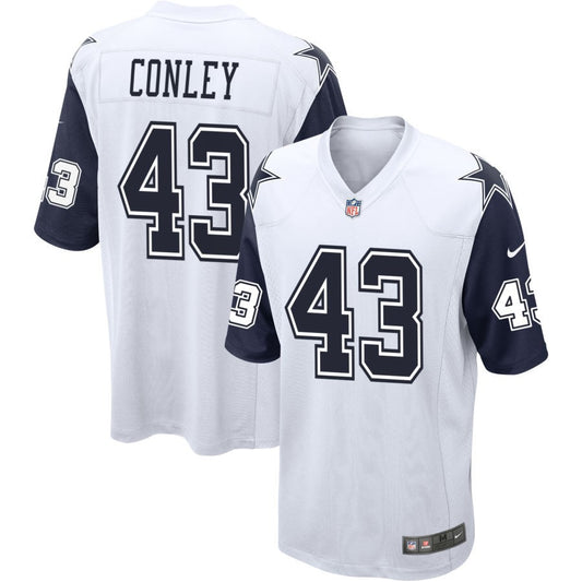 Gareon Conley Men's Nike  White Dallas Cowboys Alternate Custom Game Jersey