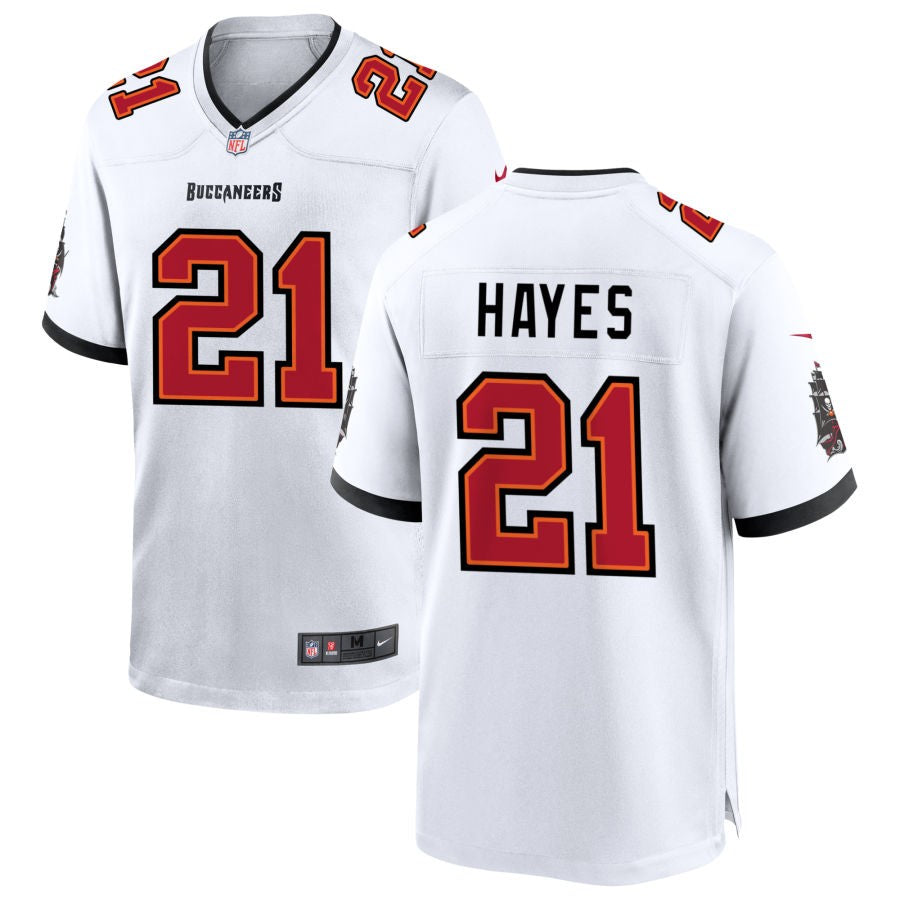 Andrew Hayes Men's Nike Tampa Bay Buccaneers White Custom Game Jersey