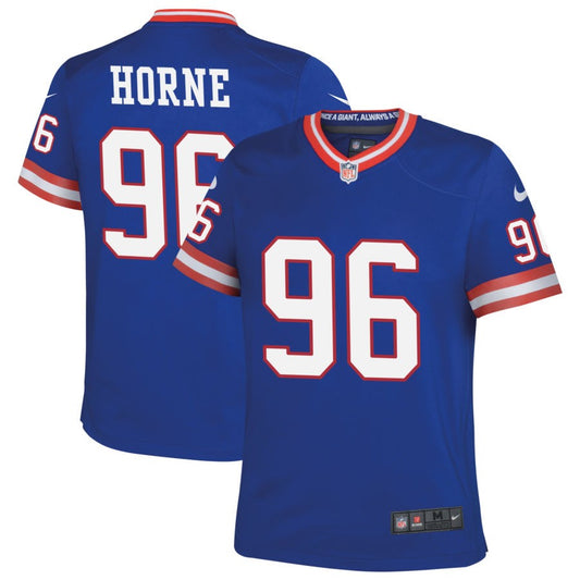 Timmy Horne Youth Nike Royal New York Giants Classic Custom Game Jersey