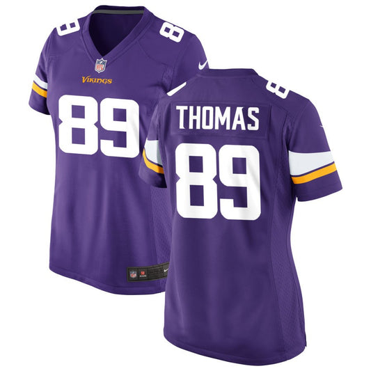 Thayer Thomas Women's Nike Purple Minnesota Vikings Custom Game Jersey