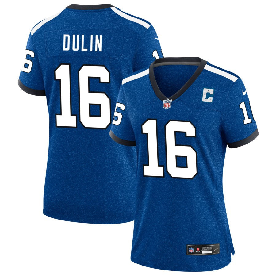 Ashton Dulin Women's Nike Royal Indianapolis Colts Indiana Nights Alternate Custom Game Jersey