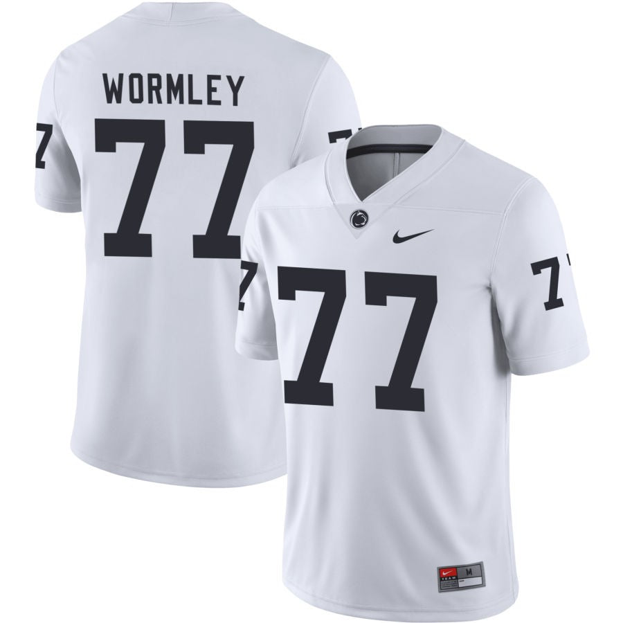 Sal Wormley Men's Nike White Penn State Nittany Lions Pick-A-Player NIL Replica Football Jersey