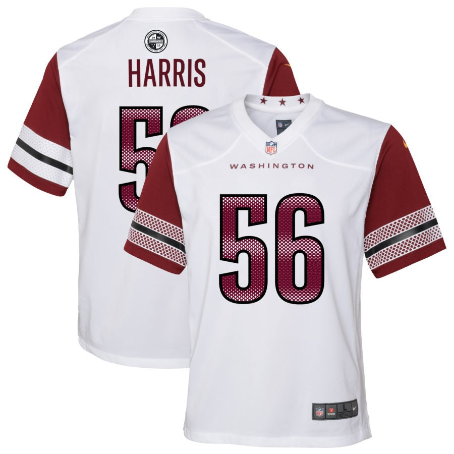 Jalen Harris Youth Nike White Washington Commanders Game Custom Player Jersey