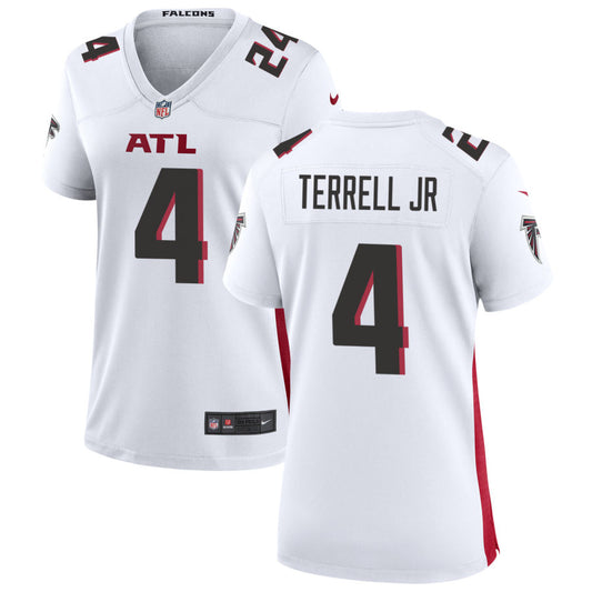 A.J. Terrell Jr Women's Nike Atlanta Falcons White Custom Game Jersey