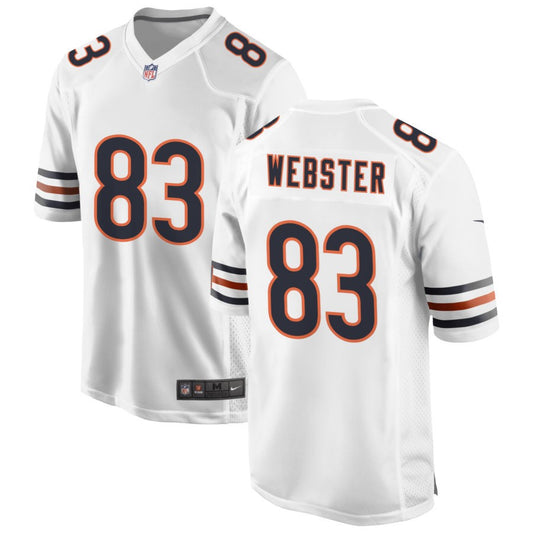 Nsimba Webster Men's Nike White Chicago Bears Custom Game Jersey