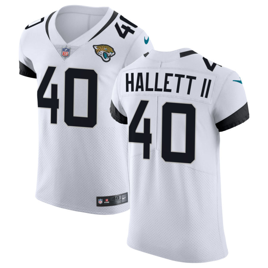 Erick Hallett II Men's Nike White Jacksonville Jaguars Vapor Untouchable Elite Custom Jersey