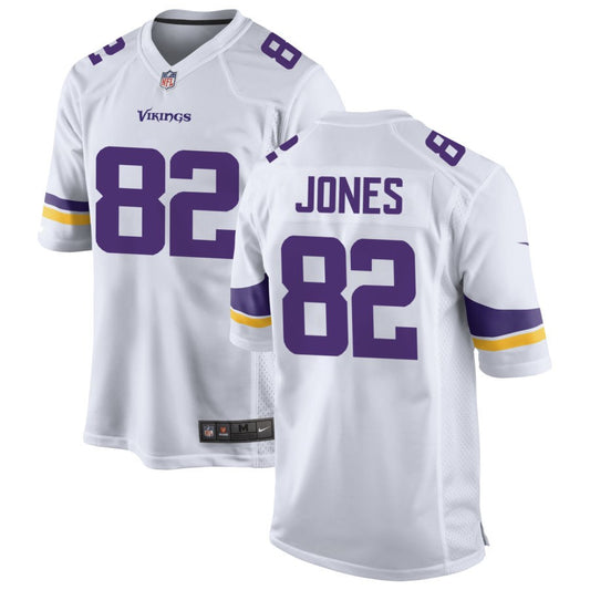 Jeshaun Jones Men's Nike White Minnesota Vikings Custom Game Jersey