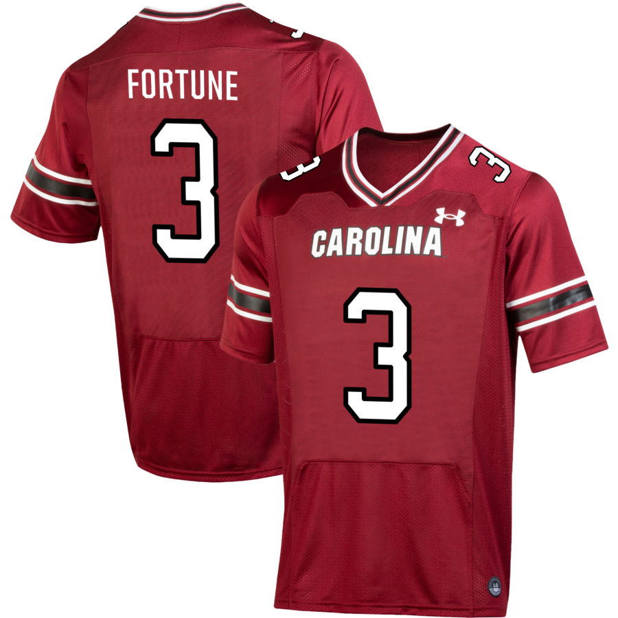 O'Donnell Fortune Men's Under Armour  Garnet South Carolina Gamecocks NIL Pick-A-Player Replica Football Jersey