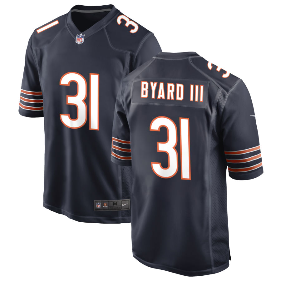 Kevin Byard III Men's Nike Navy Chicago Bears Custom Game Jersey