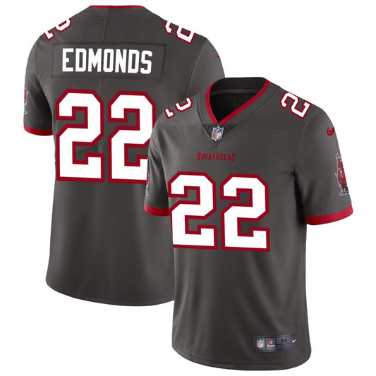 Chase Edmonds Men's Nike Pewter Tampa Bay Buccaneers Vapor Untouchable Elite Custom Alternate Jersey