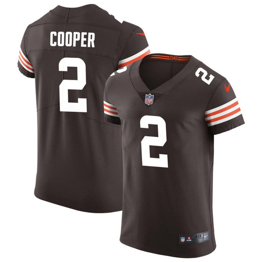 Amari Cooper Men's Nike Brown Cleveland Browns Vapor Elite Custom Jersey