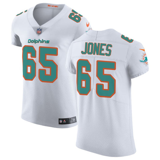 Robert Jones Men's Nike White Miami Dolphins Vapor Untouchable Elite Custom Jersey