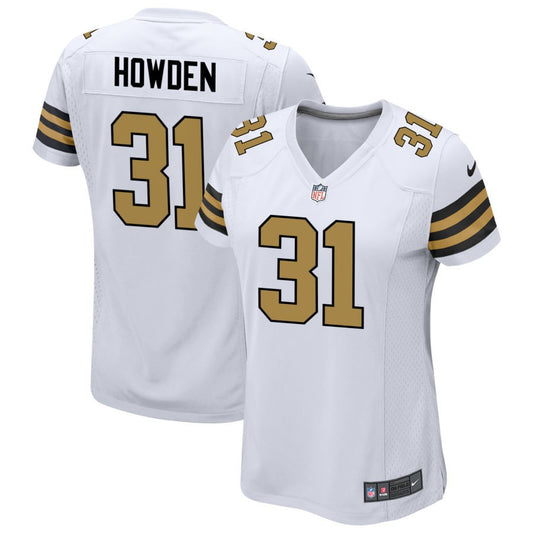 Jordan Howden Women's Nike  White New Orleans Saints Alternate Custom Game Jersey