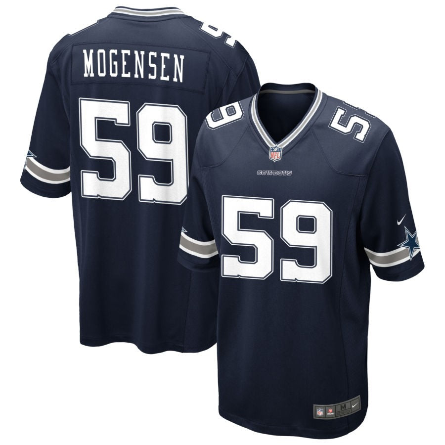 Brock Mogensen Men's Nike Navy Dallas Cowboys Custom Game Jersey