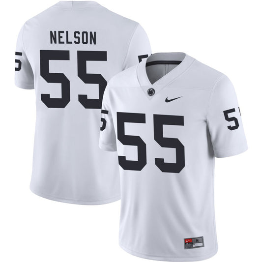 JB Nelson Men's Nike White Penn State Nittany Lions Pick-A-Player NIL Replica Football Jersey