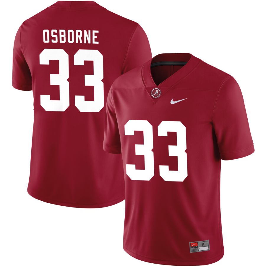 Hunter Osborne Men's Nike Crimson Alabama Crimson Tide Pick-A-Player NIL Replica Football Jersey