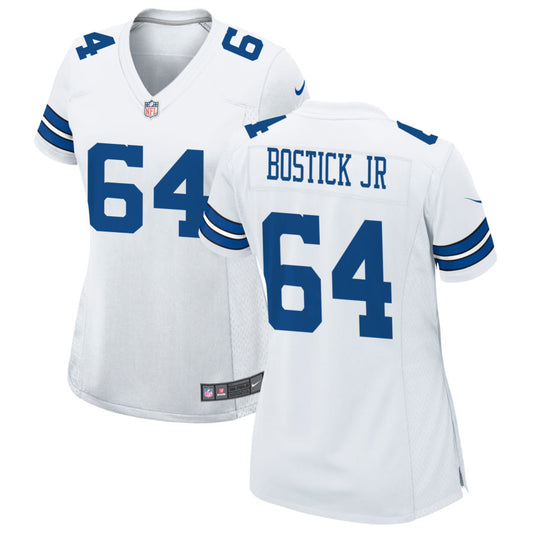 Earl Bostick Jr Women's Nike White Dallas Cowboys Custom Game Jersey