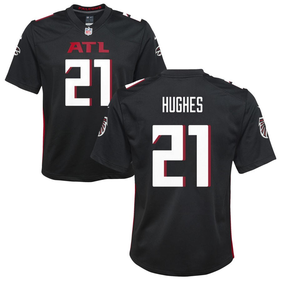 Mike Hughes Youth Nike Black Atlanta Falcons Custom Game Jersey