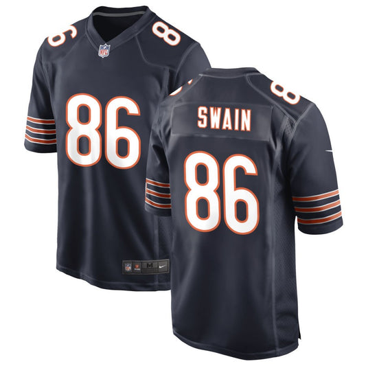 Freddie Swain Men's Nike Navy Chicago Bears Custom Game Jersey