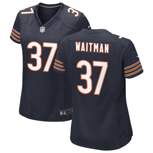 Corliss Waitman Women's Nike Navy Chicago Bears Custom Game Jersey