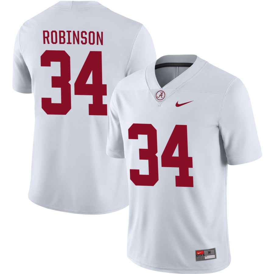 Quandarrius Robinson Men's Nike White Alabama Crimson Tide Pick-A-Player NIL Replica Football Jersey