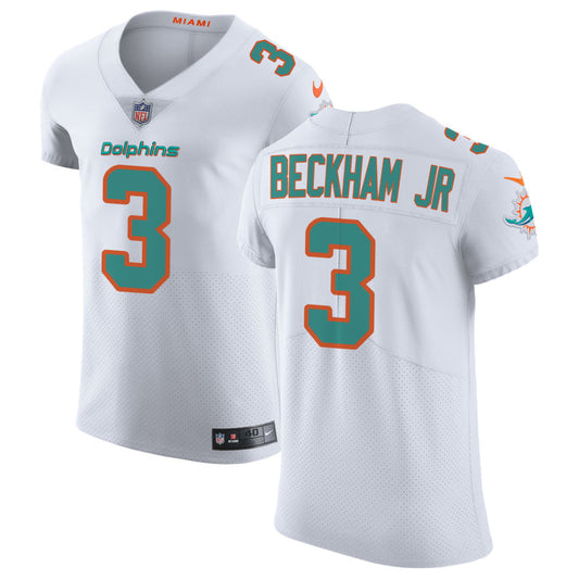 Odell Beckham Jr Men's Nike White Miami Dolphins Vapor Untouchable Elite Custom Jersey