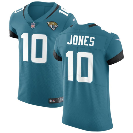 Mac Jones Men's Nike Teal Jacksonville Jaguars Vapor Untouchable Elite Custom Jersey