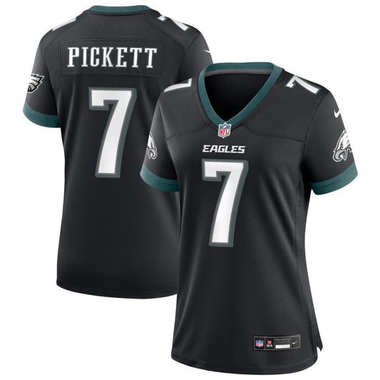 Kenny Pickett Women's Nike Black Philadelphia Eagles Alternate Custom Game Jersey