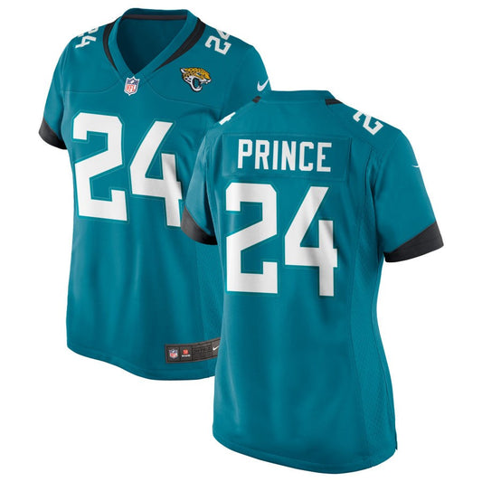 De'Antre Prince Women's Nike Teal Jacksonville Jaguars Alternate Custom Game Jersey