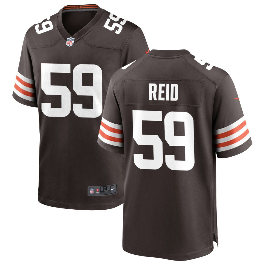 Winston Reid Men's Nike Cleveland Browns Brown Custom Game Jersey