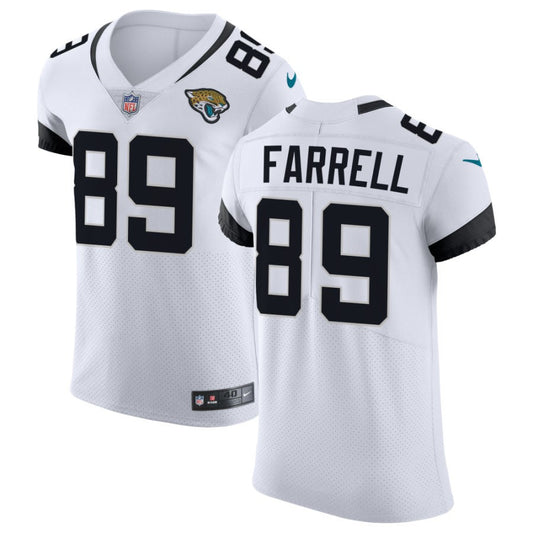 Luke Farrell Men's Nike White Jacksonville Jaguars Vapor Untouchable Elite Custom Jersey