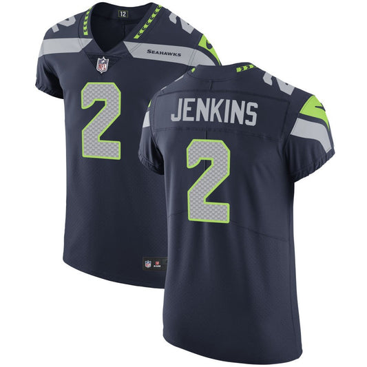 Rayshawn Jenkins Men's Nike College Navy Seattle Seahawks Vapor Untouchable Custom Elite Jersey