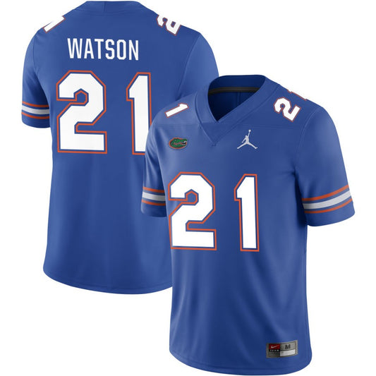 Desmond Watson Men's Jordan Brand Royal Florida Gators Pick-A-Player NIL Replica Football Jersey