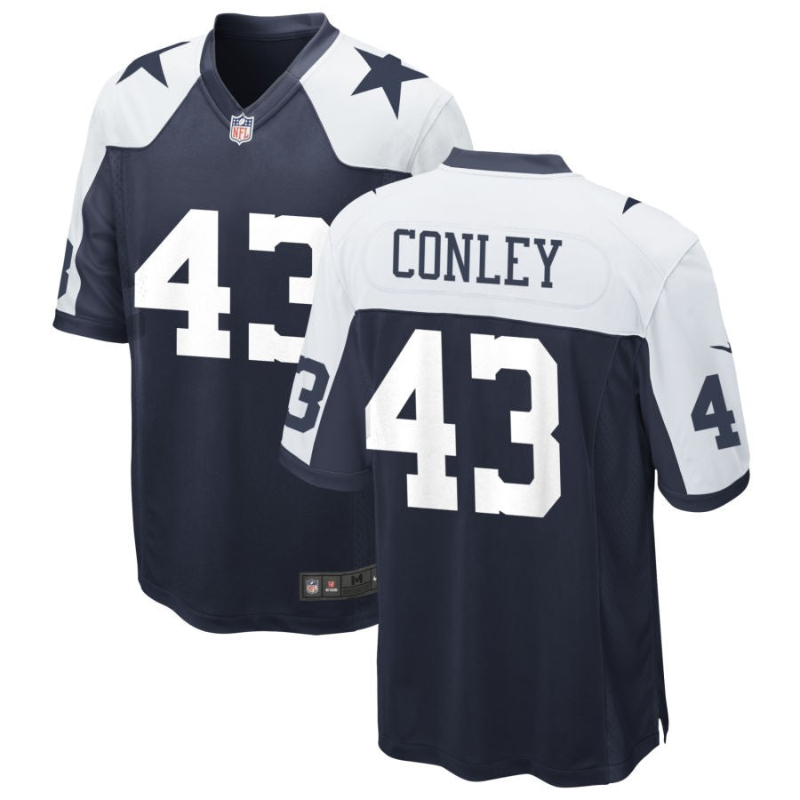 Gareon Conley Men's Nike Navy Dallas Cowboys Alternate Custom Game Jersey