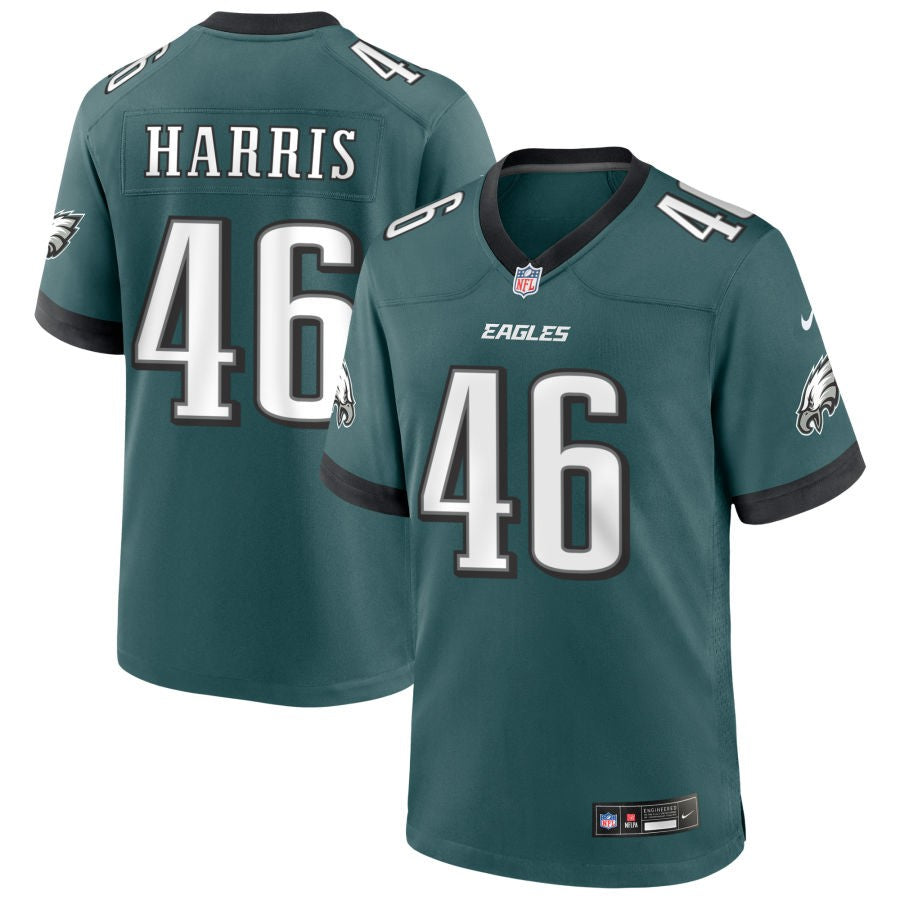 Jacob Harris Men's Nike Midnight Green Philadelphia Eagles Custom Game Jersey