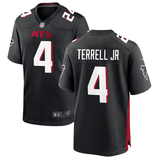 A.J. Terrell Jr Men's Nike Black Atlanta Falcons Custom Game Jersey