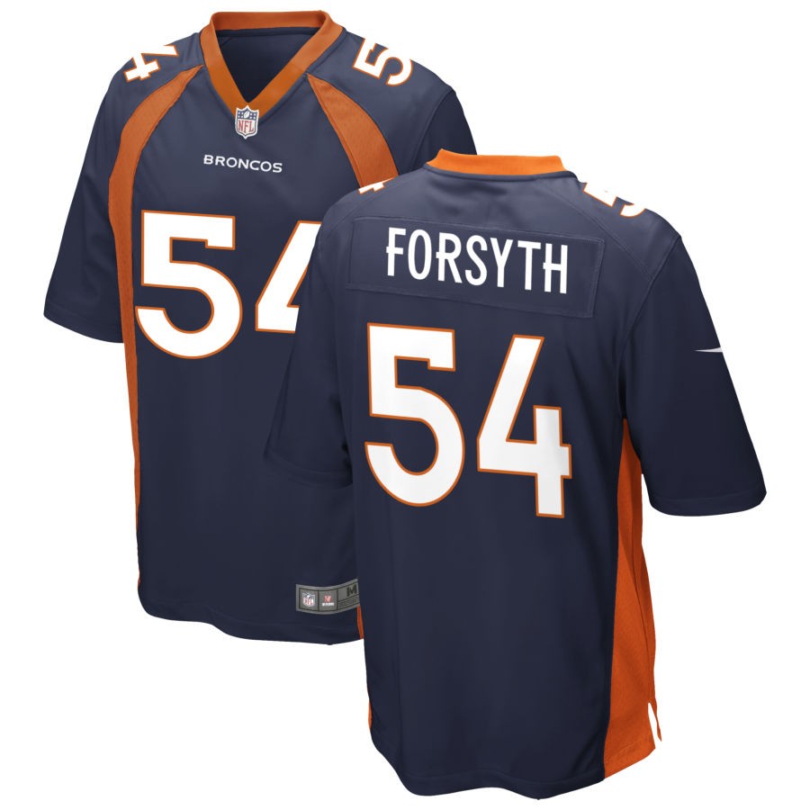 Alex Forsyth Men's Nike Navy Denver Broncos Alternate Custom Game Jersey