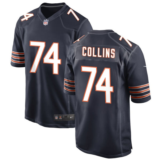 Aviante Collins Men's Nike Navy Chicago Bears Custom Game Jersey