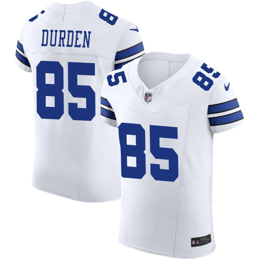 David Durden Men's Nike White Dallas Cowboys Vapor F.U.S.E. Elite Custom Jersey