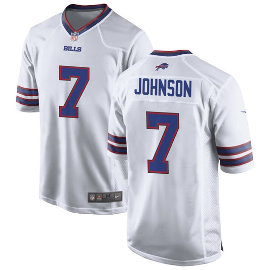 Taron Johnson Men's Nike White Buffalo Bills Custom Game Jersey