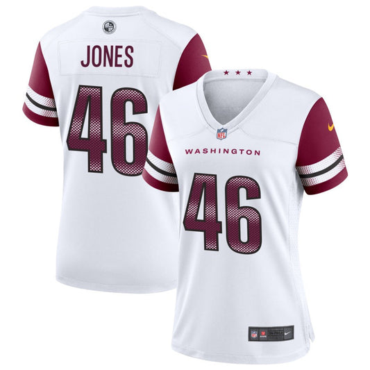 Austin Jones Women's Nike White Washington Commanders Game Custom Player Jersey