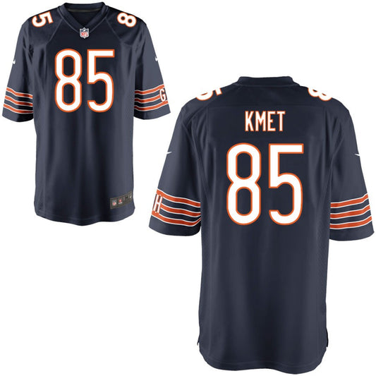 Cole Kmet Youth Nike Navy Chicago Bears Custom Game Jersey
