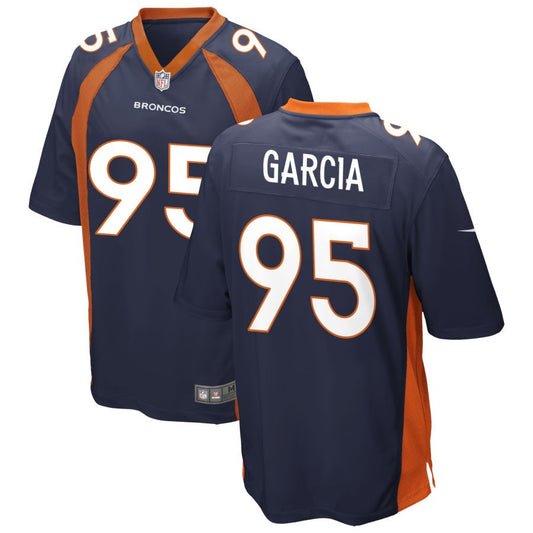 Elijah Garcia Youth Nike Navy Denver Broncos Game Custom Jersey