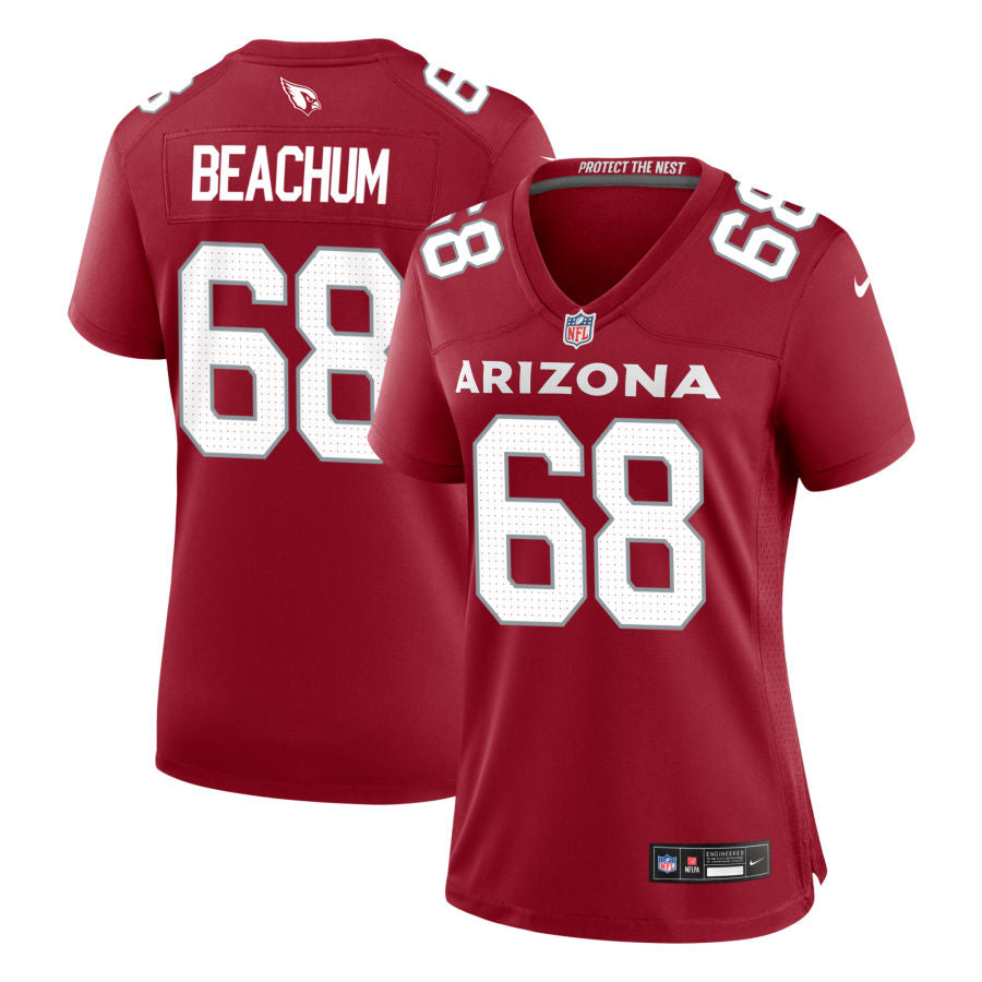 Kelvin Beachum Women's Nike Cardinal Arizona Cardinals Custom Game Jersey