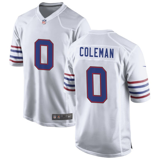 Keon Coleman Men's Nike White Buffalo Bills Alternate Custom Game Jersey