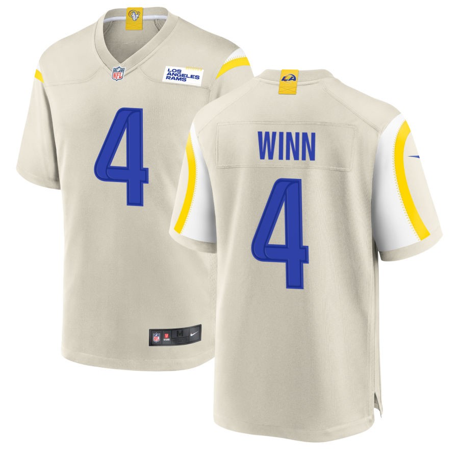 Dresser Winn Men's Nike Los Angeles Rams Bone Custom Game Jersey