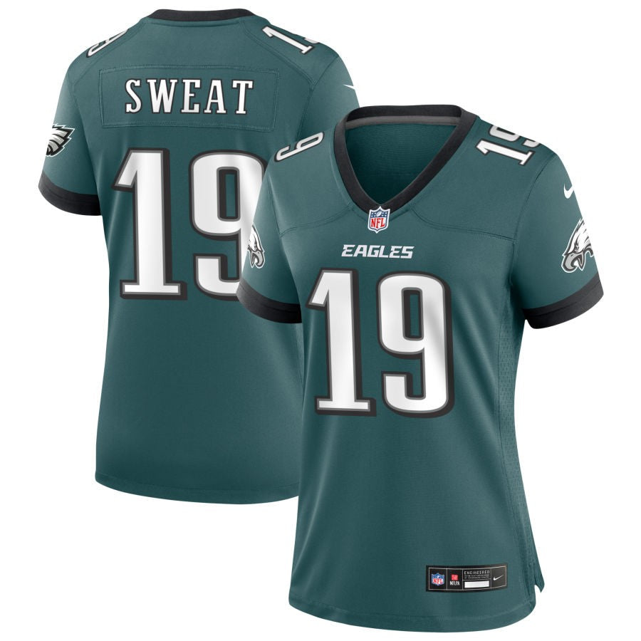 Josh Sweat Women's Nike Midnight Green Philadelphia Eagles Custom Game Jersey