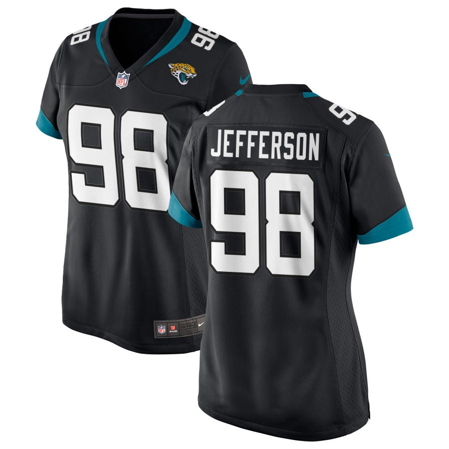 Jordan Jefferson Women's Nike Black Jacksonville Jaguars Custom Jersey