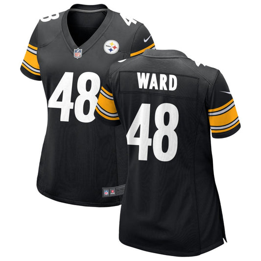 Jonathan Ward Women's Nike Black Pittsburgh Steelers Custom Game Jersey